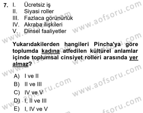 Afet Psikolojisi ve Sosyolojisi Dersi 2024 - 2025 Yılı (Final) Dönem Sonu Sınav Soruları 7. Soru