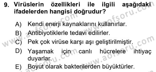 Kbrn Savunma Ve Güvenlik Dersi 2018 - 2019 Yılı (Vize) Ara Sınav Soruları 9. Soru