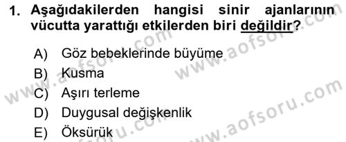 Kbrn Savunma Ve Güvenlik Dersi 2018 - 2019 Yılı Yaz Okulu Sınav Soruları 1. Soru