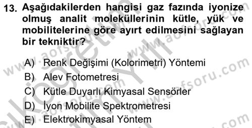 Kbrn Savunma Ve Güvenlik Dersi 2018 - 2019 Yılı Yaz Okulu Sınav Soruları 13. Soru