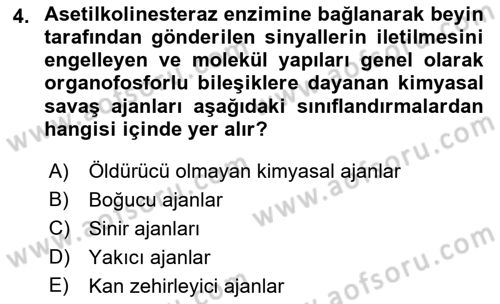 Kbrn Savunma Ve Güvenlik Dersi 2019 - 2020 Yılı (Vize) Ara Sınavı 4. Soru