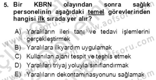 Kbrn Savunma Ve Güvenlik Dersi 2019 - 2020 Yılı (Final) Dönem Sonu Sınavı 5. Soru