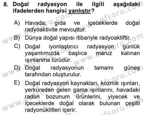 Kbrn Savunma Ve Güvenlik Dersi 2020 - 2021 Yılı Yaz Okulu Sınav Soruları 8. Soru