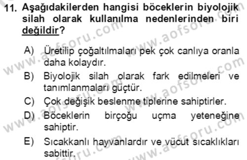 Kbrn Savunma Ve Güvenlik Dersi 2021 - 2022 Yılı (Final) Dönem Sonu Sınav Soruları 11. Soru