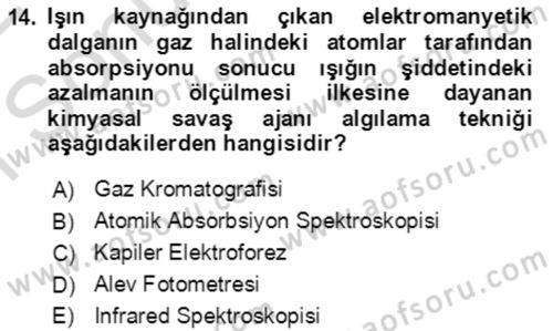 Kbrn Savunma Ve Güvenlik Dersi 2021 - 2022 Yılı (Final) Dönem Sonu Sınav Soruları 14. Soru