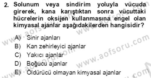 Kbrn Savunma Ve Güvenlik Dersi 2021 - 2022 Yılı (Final) Dönem Sonu Sınav Soruları 2. Soru