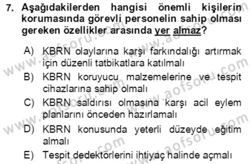 Kbrn Savunma Ve Güvenlik Dersi 2021 - 2022 Yılı (Final) Dönem Sonu Sınav Soruları 7. Soru