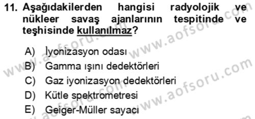 Kbrn Savunma Ve Güvenlik Dersi 2022 - 2023 Yılı (Final) Dönem Sonu Sınav Soruları 11. Soru