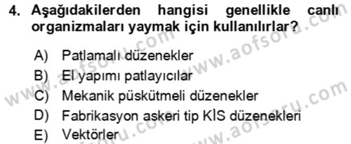Kbrn Savunma Ve Güvenlik Dersi 2022 - 2023 Yılı (Final) Dönem Sonu Sınav Soruları 4. Soru