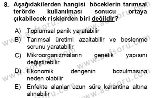 Kbrn Savunma Ve Güvenlik Dersi 2022 - 2023 Yılı (Final) Dönem Sonu Sınav Soruları 8. Soru