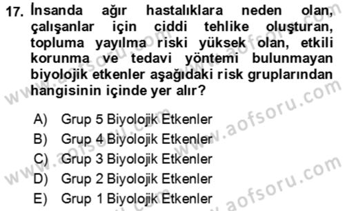 Kbrn Savunma Ve Güvenlik Dersi 2023 - 2024 Yılı (Final) Dönem Sonu Sınav Soruları 17. Soru