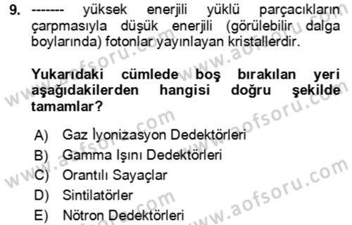 Kbrn Savunma Ve Güvenlik Dersi 2023 - 2024 Yılı (Final) Dönem Sonu Sınav Soruları 9. Soru