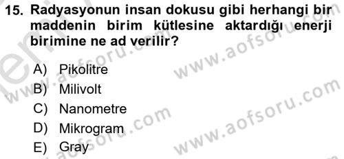 Kbrn Savunma Ve Güvenlik Dersi 2025 - 2026 Yılı (Vize) Ara Sınav Soruları 15. Soru