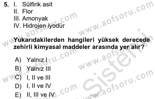 Kbrn Savunma Ve Güvenlik Dersi 2025 - 2026 Yılı (Vize) Ara Sınav Soruları 5. Soru