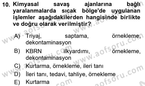 Kbrn Savunma Ve Güvenlik Dersi 2025 - 2026 Yılı (Final) Dönem Sonu Sınav Soruları 10. Soru