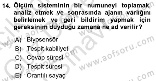 Kbrn Savunma Ve Güvenlik Dersi 2025 - 2026 Yılı (Final) Dönem Sonu Sınav Soruları 14. Soru