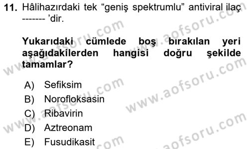 Kbrn Savunma Ve Güvenlik Dersi 2025 - 2026 Yılı Yaz Okulu Sınav Soruları 11. Soru