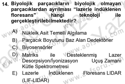 Kbrn Savunma Ve Güvenlik Dersi 2025 - 2026 Yılı Yaz Okulu Sınav Soruları 14. Soru