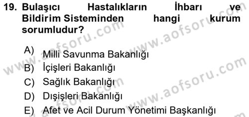Kbrn Savunma Ve Güvenlik Dersi 2025 - 2026 Yılı Yaz Okulu Sınav Soruları 19. Soru