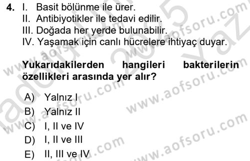 Kbrn Savunma Ve Güvenlik Dersi 2025 - 2026 Yılı Yaz Okulu Sınav Soruları 4. Soru