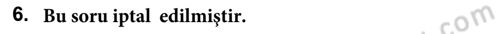Afet Risk Azaltma Politikaları Dersi 2018 - 2019 Yılı (Final) Dönem Sonu Sınav Soruları 6. Soru