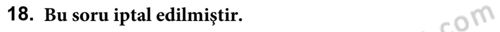 Afet Risk Azaltma Politikaları Dersi 2019 - 2020 Yılı (Final) Dönem Sonu Sınav Soruları 18. Soru
