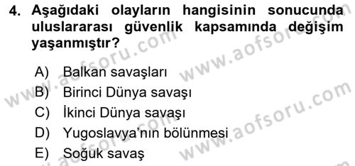 Afet Risk Azaltma Politikaları Dersi 2022 - 2023 Yılı (Final) Dönem Sonu Sınav Soruları 4. Soru