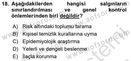 Afet Risk Azaltma Politikaları Dersi 2024 - 2025 Yılı Yaz Okulu Sınav Soruları 18. Soru