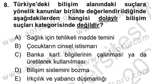 Acil Durum ve Afetlerde Ulaştırma Yönetimi ve Uygulamaları Dersi 2024 - 2025 Yılı (Final) Dönem Sonu Sınav Soruları 8. Soru