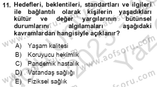 Göç Ve Göçmen Sorunları Dersi 2023 - 2024 Yılı Yaz Okulu Sınav Soruları 11. Soru