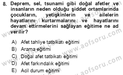 Göç Ve Göçmen Sorunları Dersi 2023 - 2024 Yılı Yaz Okulu Sınav Soruları 8. Soru
