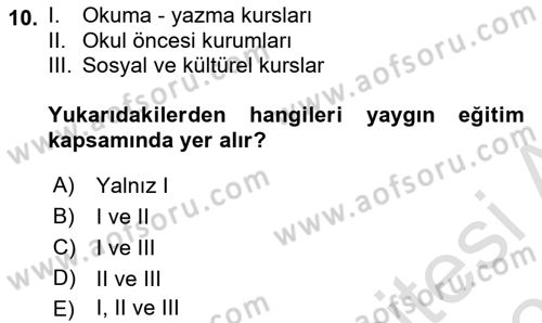 Göç Ve Göçmen Sorunları Dersi 2025 - 2026 Yılı Yaz Okulu Sınav Soruları 10. Soru