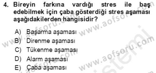 Acil Çağrı Yönetimi Dersi 2018 - 2019 Yılı (Final) Dönem Sonu Sınav Soruları 4. Soru