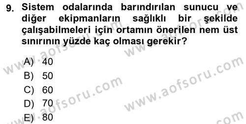 Acil Çağrı Yönetimi Dersi 2023 - 2024 Yılı (Vize) Ara Sınav Soruları 9. Soru