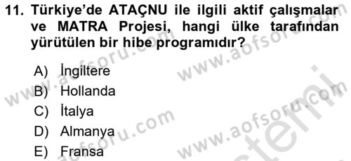 Acil Çağrı Yönetimi Dersi 2024 - 2025 Yılı (Final) Dönem Sonu Sınav Soruları 11. Soru
