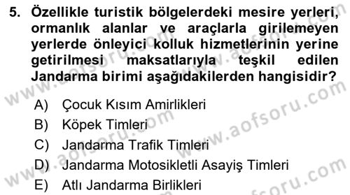 Acil Çağrı Yönetimi Dersi 2025 - 2026 Yılı (Vize) Ara Sınav Soruları 5. Soru