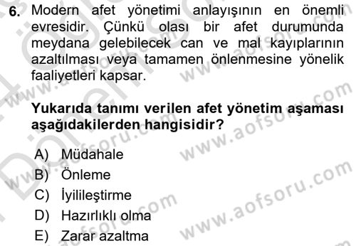 Veri Analizi Ve Değerlendirme Dersi 2023 - 2024 Yılı (Final) Dönem Sonu Sınav Soruları 6. Soru