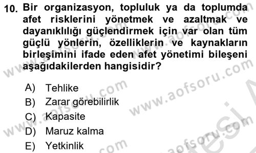 Veri Analizi Ve Değerlendirme Dersi Yaz Okulu Sınavı Deneme Sınav Soruları 10. Soru
