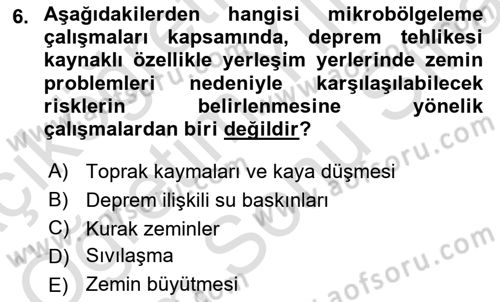 Veri Analizi Ve Değerlendirme Dersi 2025 - 2026 Yılı (Final) Dönem Sonu Sınav Soruları 6. Soru