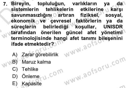 Veri Analizi Ve Değerlendirme Dersi 2025 - 2026 Yılı (Final) Dönem Sonu Sınav Soruları 7. Soru