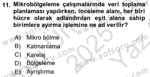 Veri Analizi Ve Değerlendirme Dersi 2025 - 2026 Yılı Yaz Okulu Sınav Soruları 11. Soru