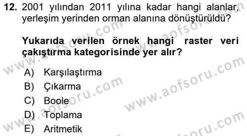 Veri Analizi Ve Değerlendirme Dersi 2025 - 2026 Yılı Yaz Okulu Sınav Soruları 12. Soru