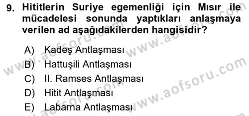 Arkeolojik Alan Yönetimi Dersi 2023 - 2024 Yılı (Vize) Ara Sınav Soruları 9. Soru