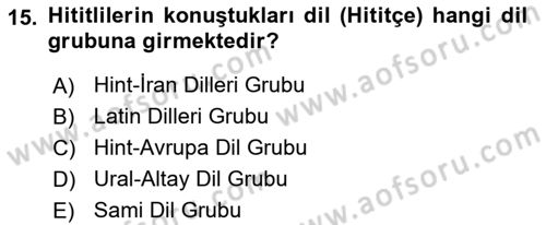 Arkeolojik Alan Yönetimi Dersi 2024 - 2025 Yılı (Vize) Ara Sınav Soruları 15. Soru