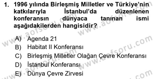 Arkeolojik Alan Yönetimi Dersi 2025 - 2026 Yılı Yaz Okulu Sınav Soruları 1. Soru
