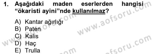 Ortaçağdan Günümüze Anadolu Uygarlıkları Dersi 2013 - 2014 Yılı (Vize) Ara Sınav Soruları 1. Soru