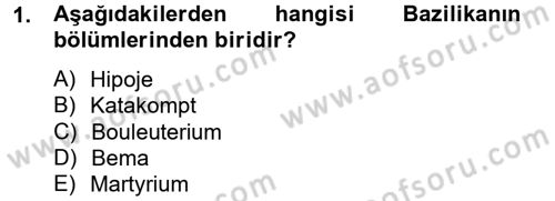 Ortaçağdan Günümüze Anadolu Uygarlıkları Dersi 2013 - 2014 Yılı (Final) Dönem Sonu Sınav Soruları 1. Soru