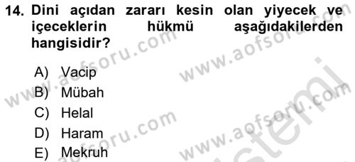 Ortaçağdan Günümüze Anadolu Uygarlıkları Dersi 2021 - 2022 Yılı (Vize) Ara Sınav Soruları 14. Soru