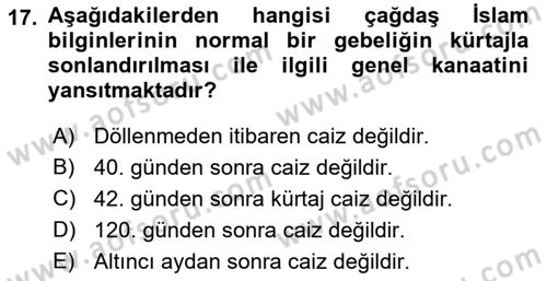Ortaçağdan Günümüze Anadolu Uygarlıkları Dersi 2021 - 2022 Yılı (Vize) Ara Sınav Soruları 17. Soru