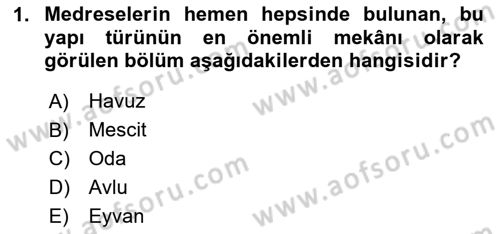 Ortaçağdan Günümüze Anadolu Uygarlıkları Dersi 2024 - 2025 Yılı (Vize) Ara Sınav Soruları 1. Soru